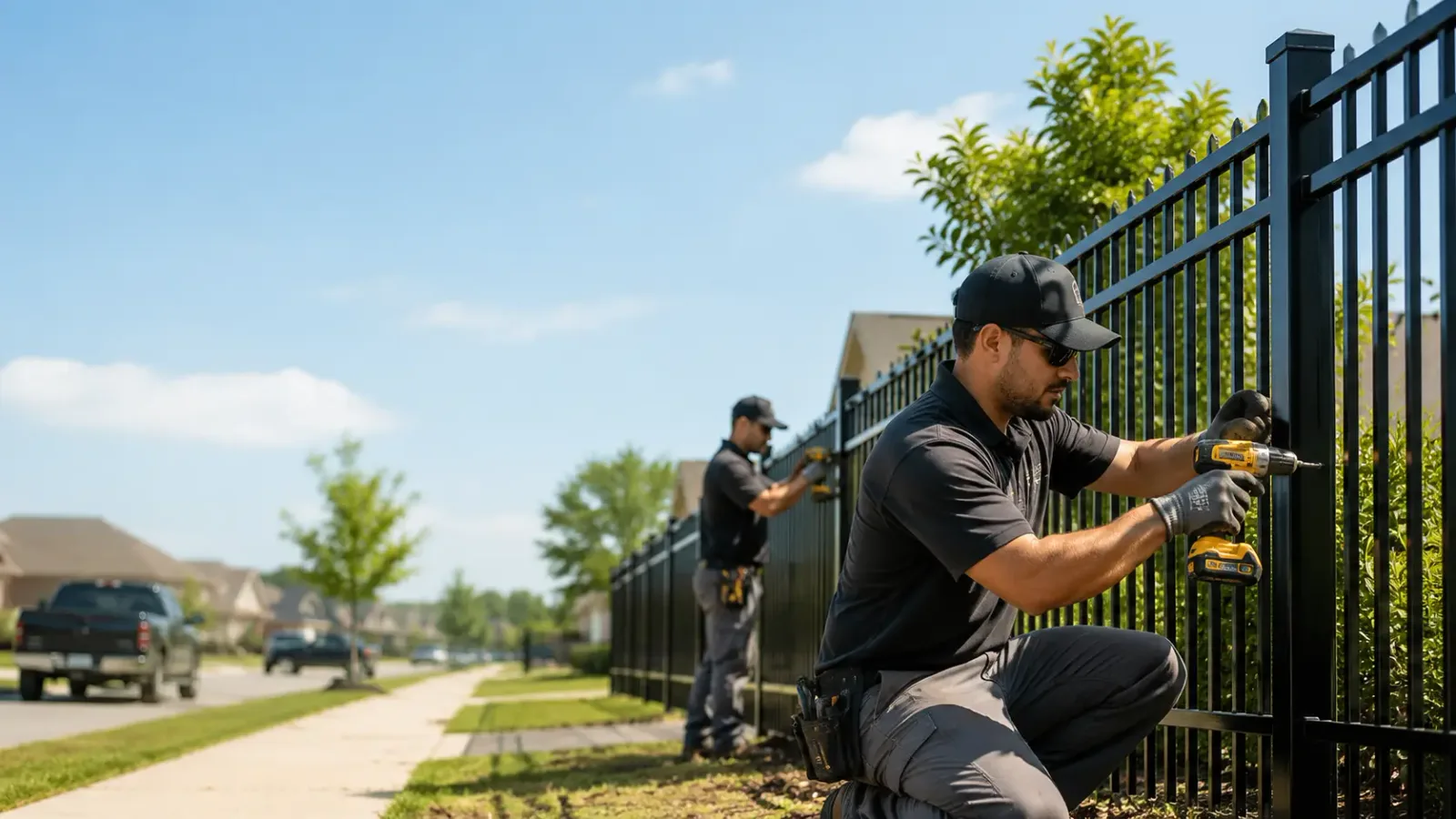 Metal Fence Installation in O Fallon, IL